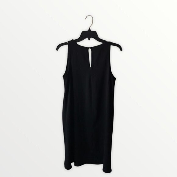 NWT - Forever 21 Sleeveless V-Neck Black Mini Dress - Picture 2 of 13